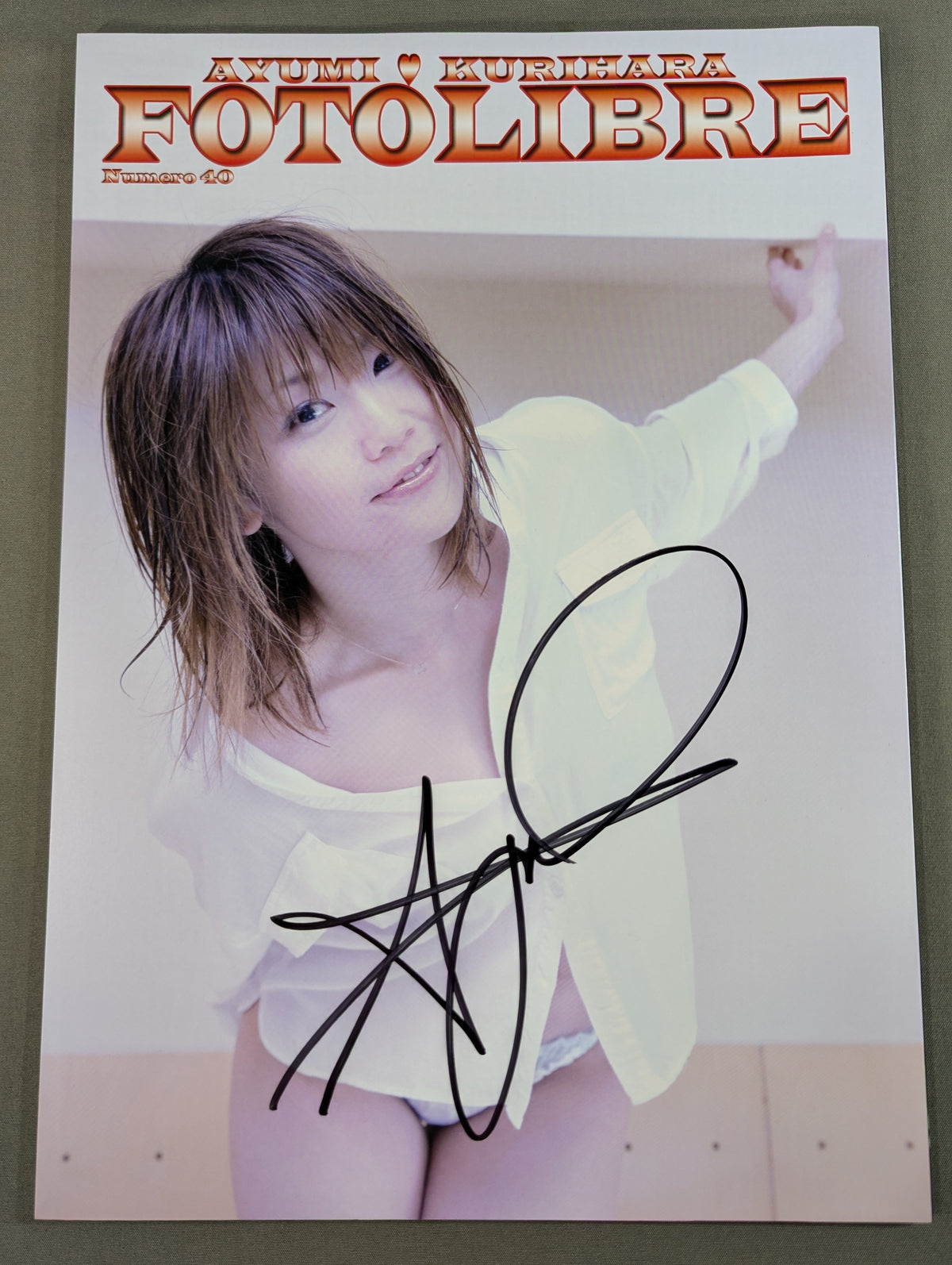 【栗原あゆみ 直筆サイン入り】FOTOLIBRE de Mascara Numero.40