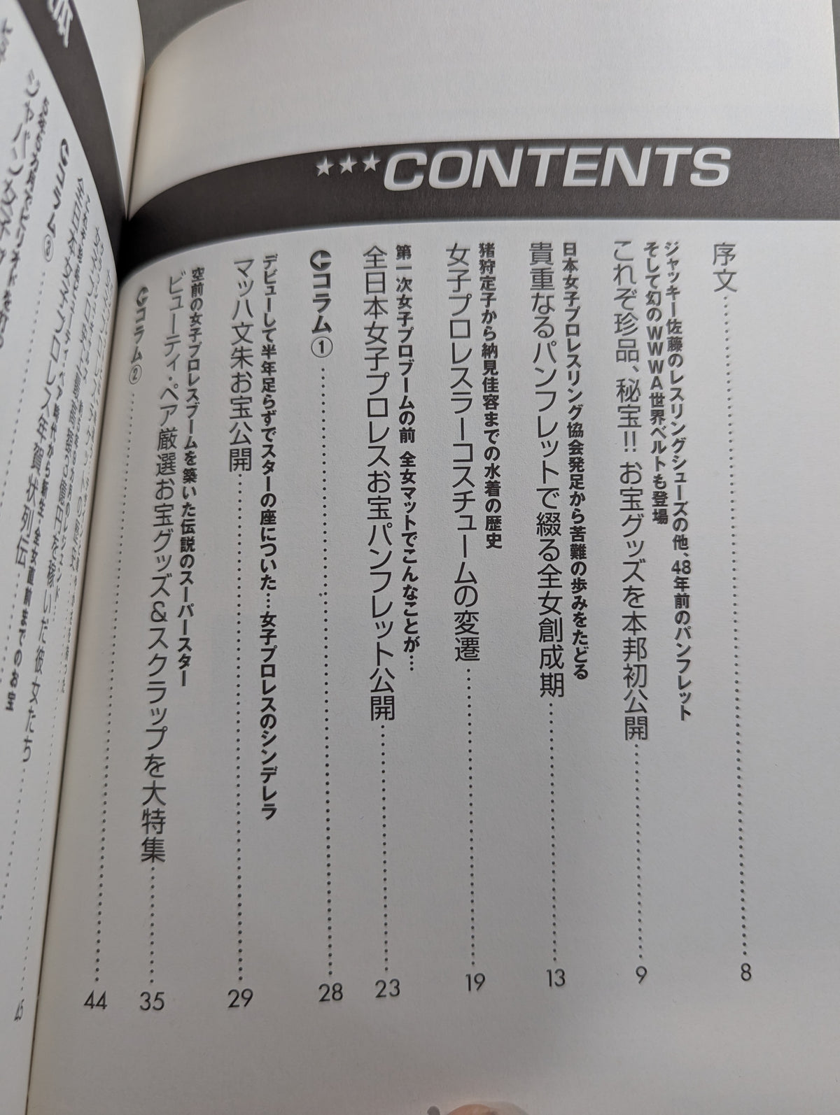 Women's Pro Wrestling  Immortal Treasure Reading Book