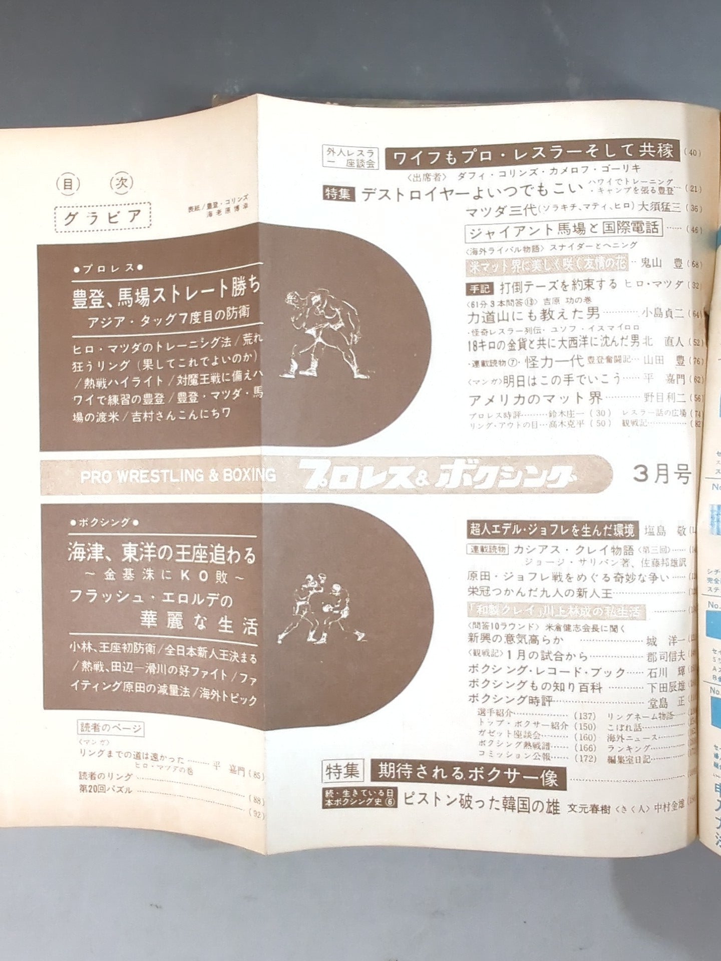 プロレス&ボクシング 1965年3月号