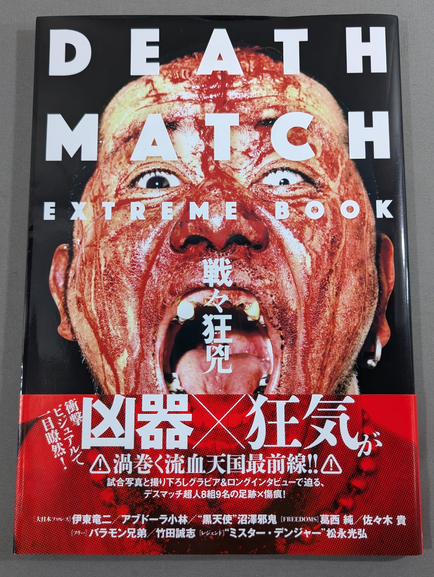 【4選手直筆サイン＆ブロマイド付】DEATH MATCH EXTREME BOOK 戦々狂兇