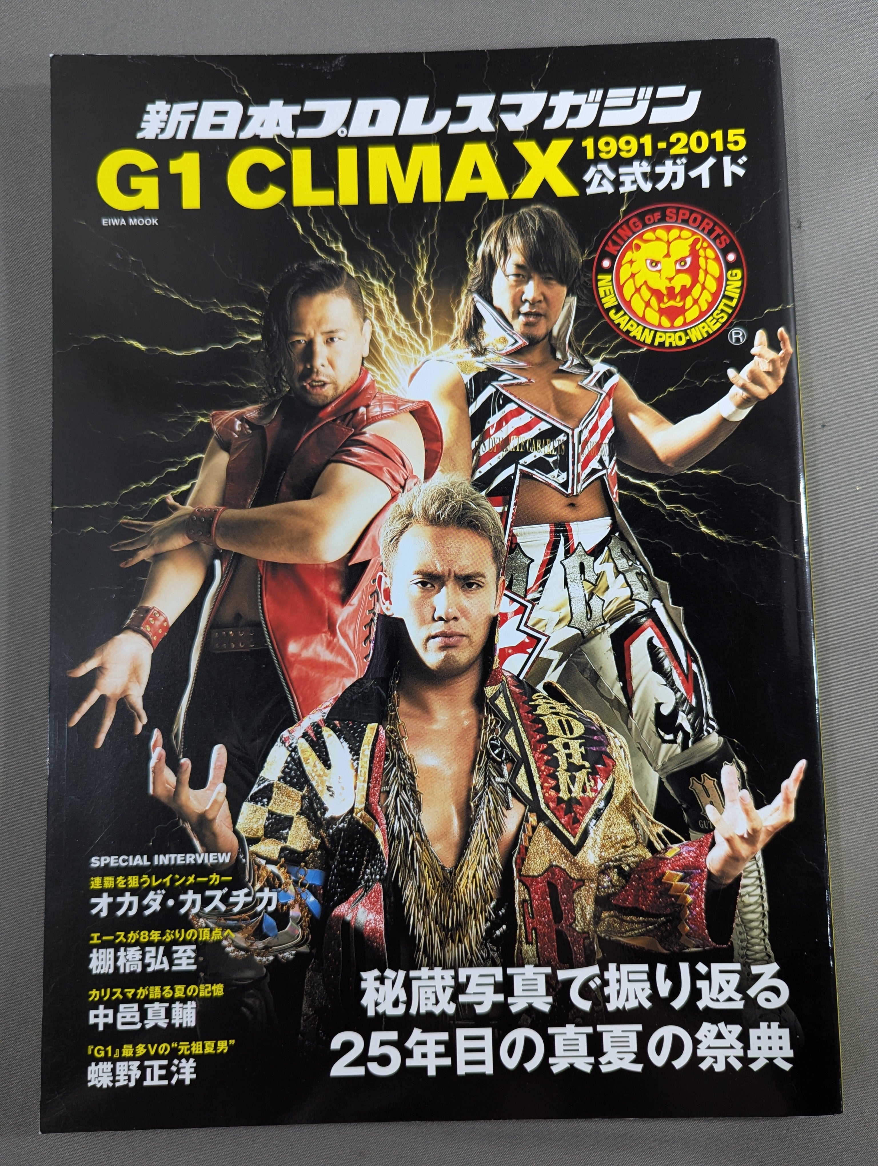 ミニポスター付】新日本プロレスマガジン G1 CLIMAX 1991-2015 公式