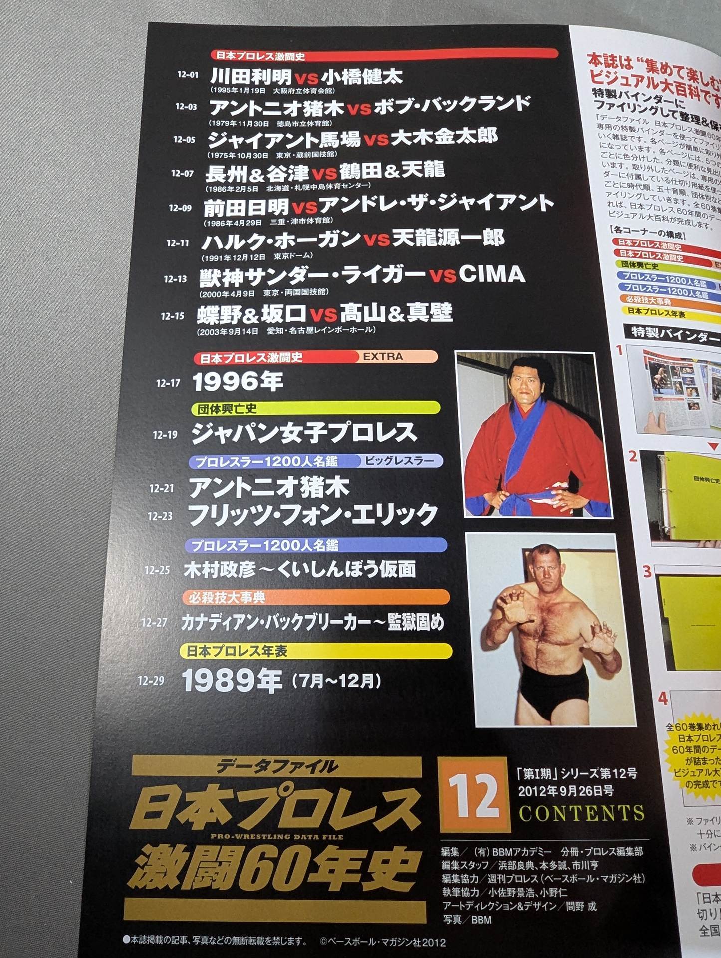 日本プロレス激闘60年史 (12) – 闘道館
