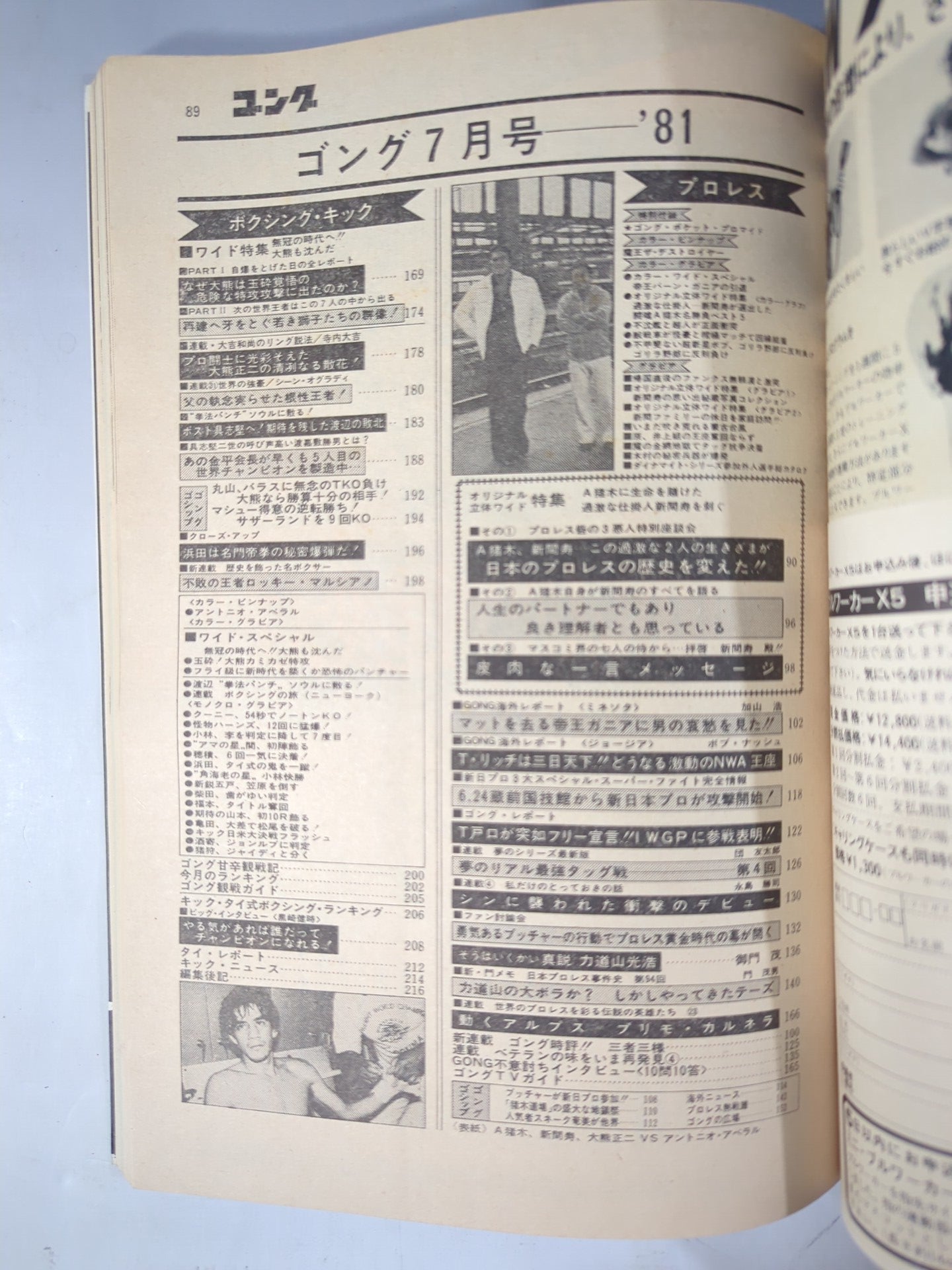 月刊ゴングVol.14 No.7