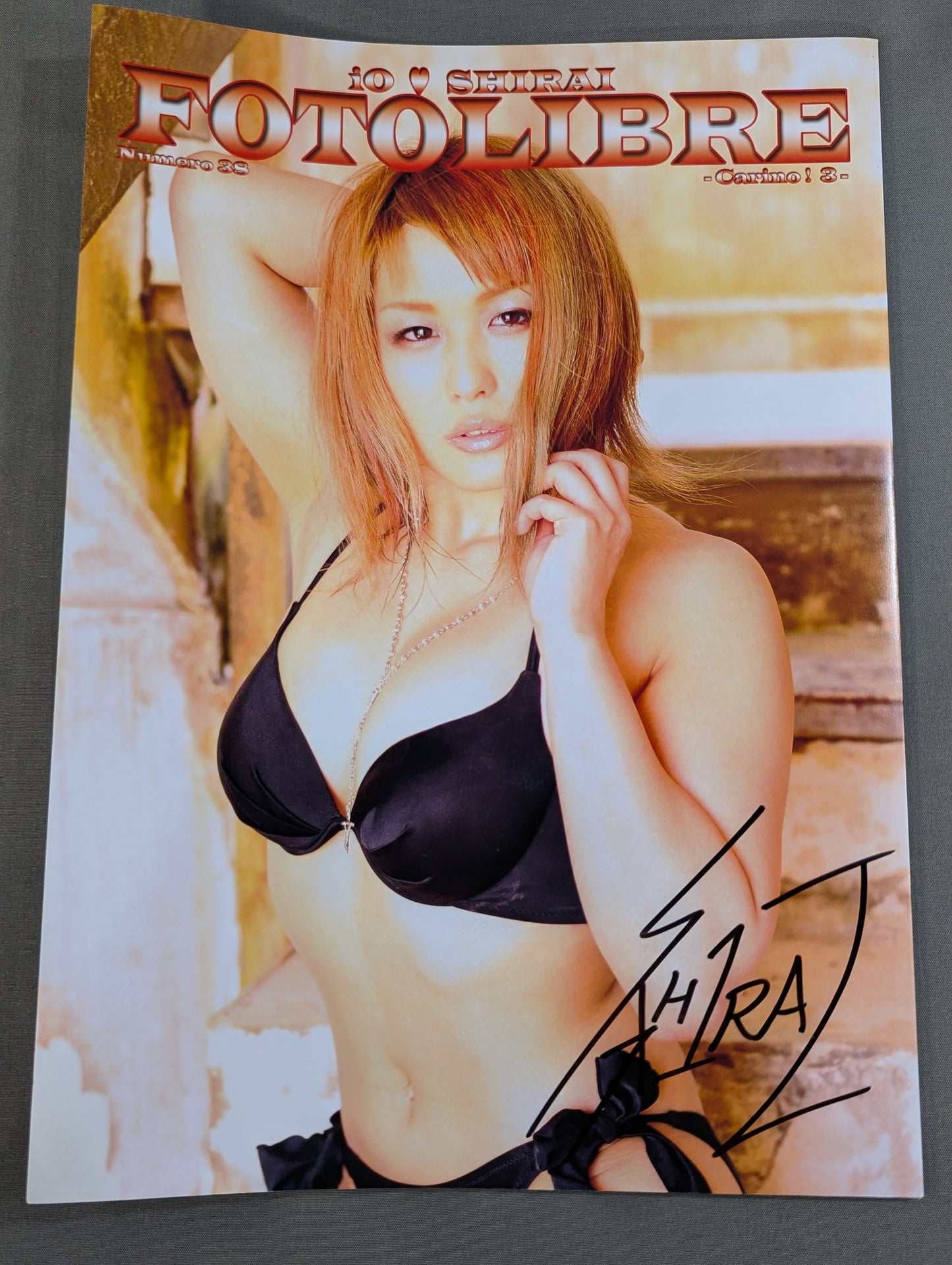 【紫雷イオ 直筆サイン入り】FOTOLIBRE de Mascara Numero.38
