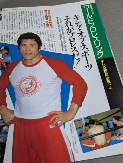 ★ No questions asked! Pro Wrestling Special Feature ★ The Television May 27, 1983 issue