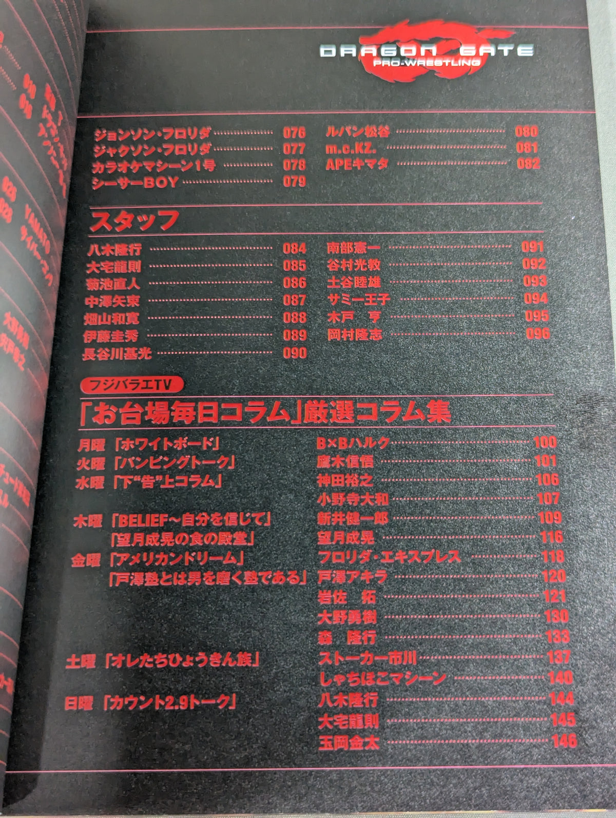 Dragon Gate Official Column Book