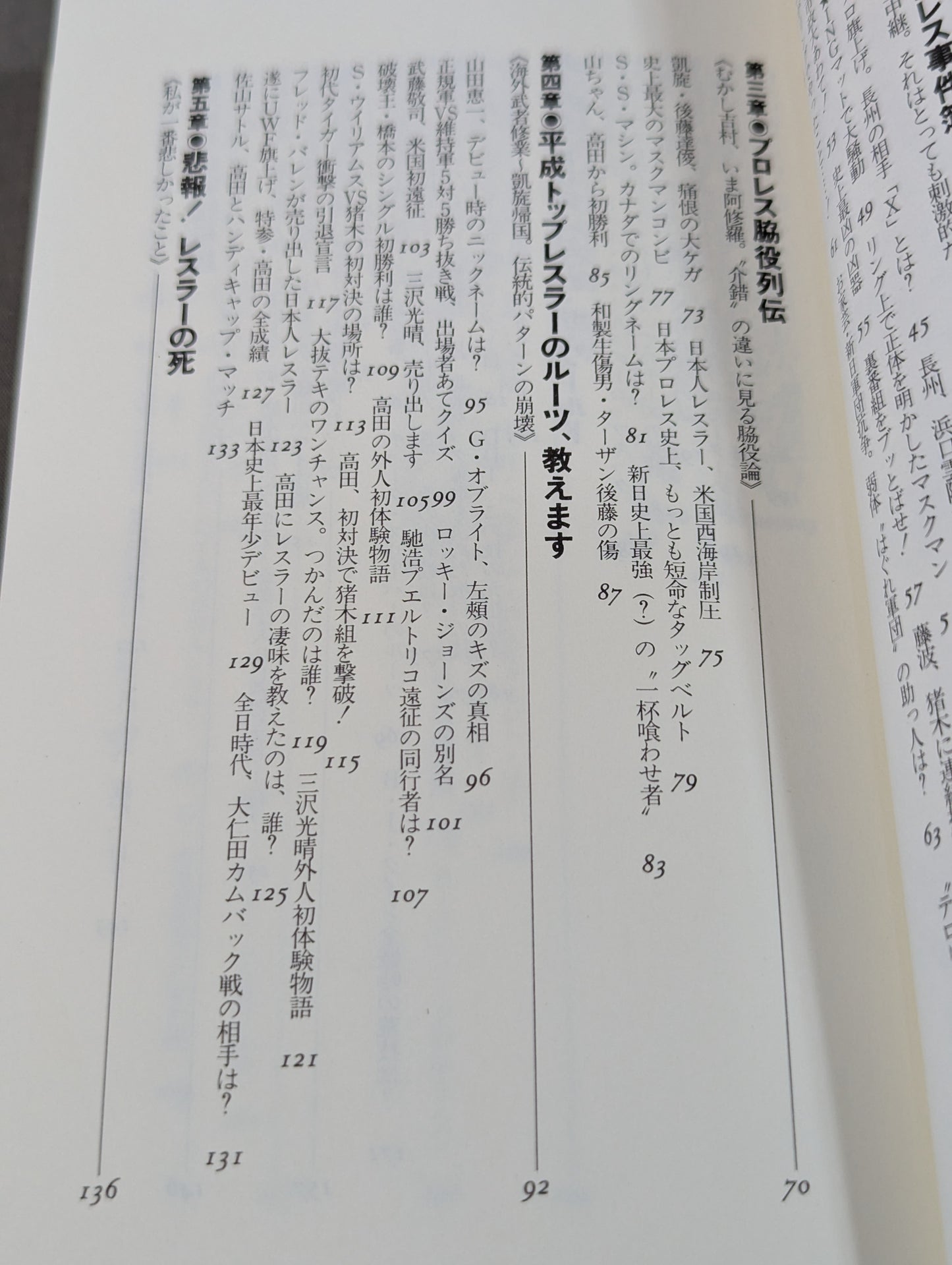 Continued: A book that shows Pro Wrestling  terribly