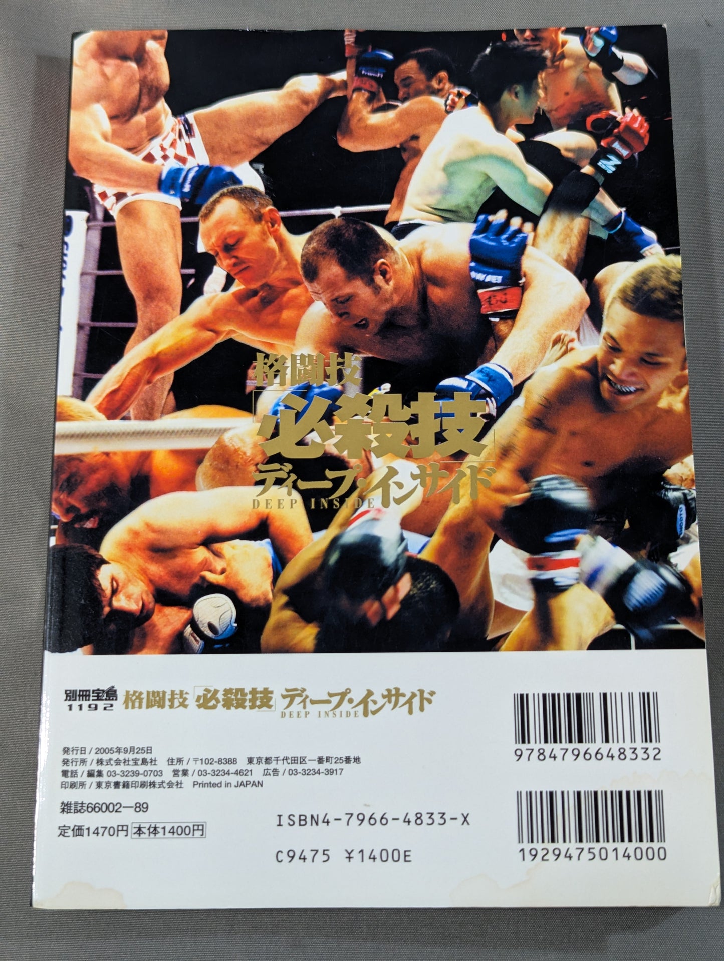 別冊宝島1192 格闘技｢必殺技｣ディープ・インサイド