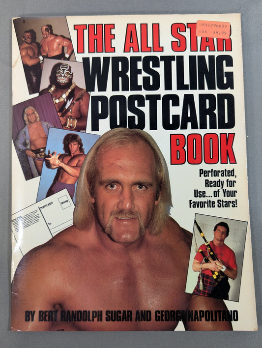 THE ALL STAR Wrestling  POSTCARD BOOK