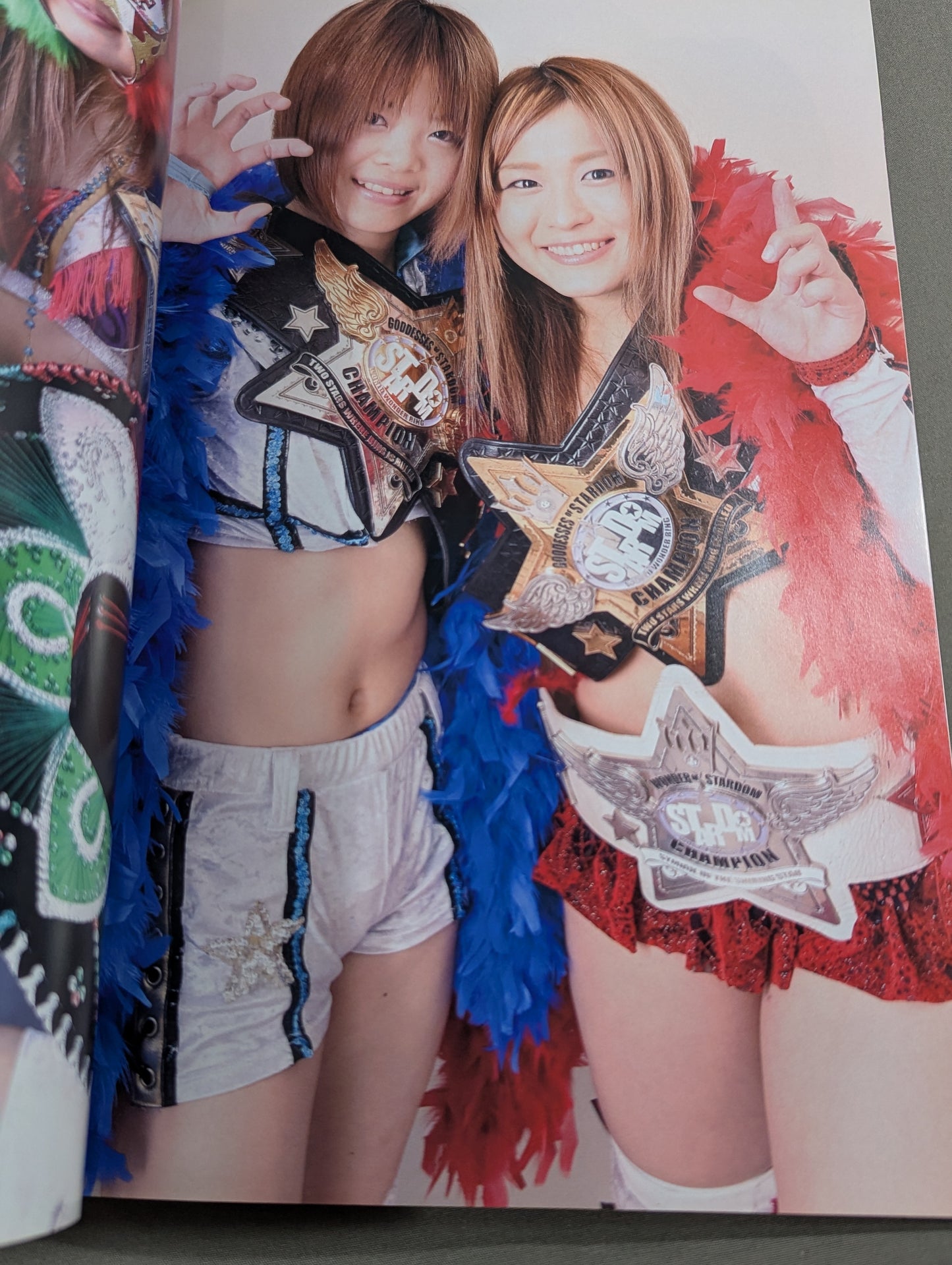 [Io Shirai (Iyo Sky) &Mayu Iwatani  hand signed autograph ] FOTOLIBRE de Mascara Numero.53