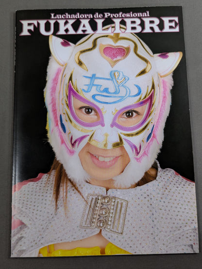 【Fuka  hand signed autograph 】 FOTOLIBRE de Mascara Numero.13