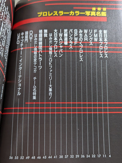 99年プロレスラーカラー写真名鑑［携帯版]