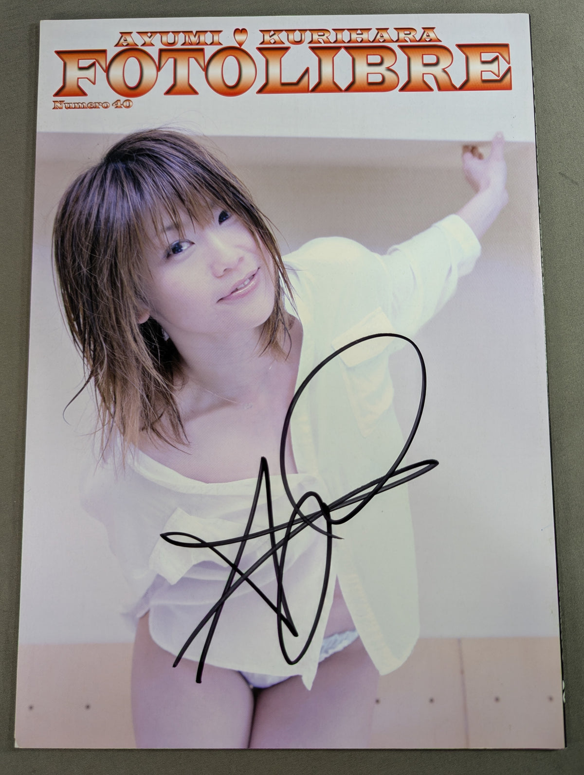 【栗原あゆみ 直筆サイン入り】FOTOLIBRE de Mascara Numero.40