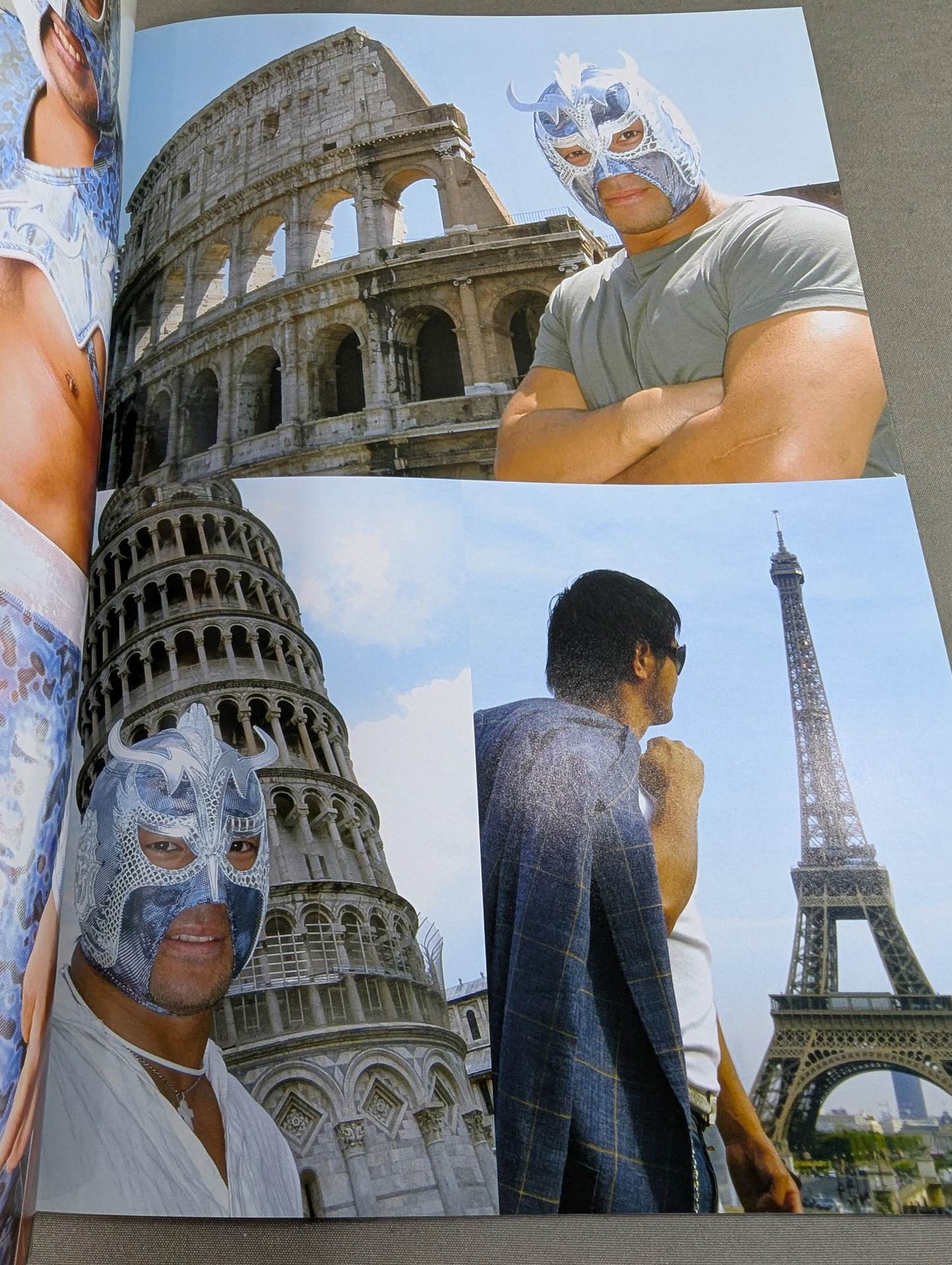 【Ultimo Dragon hand signed autograph 】FOTOLIBRE de Mascara Numero.17