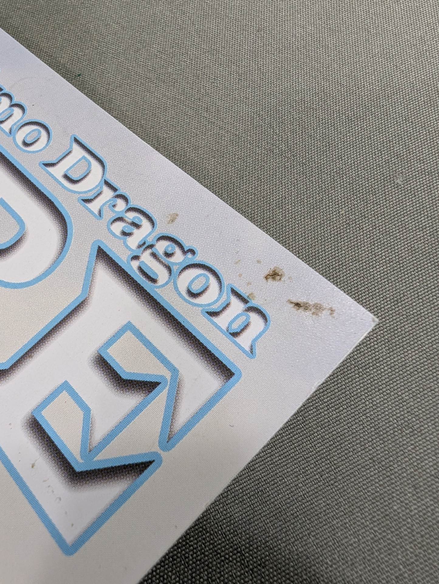 【Ultimo Dragon hand signed autograph 】FOTOLIBRE de Mascara Numero.17