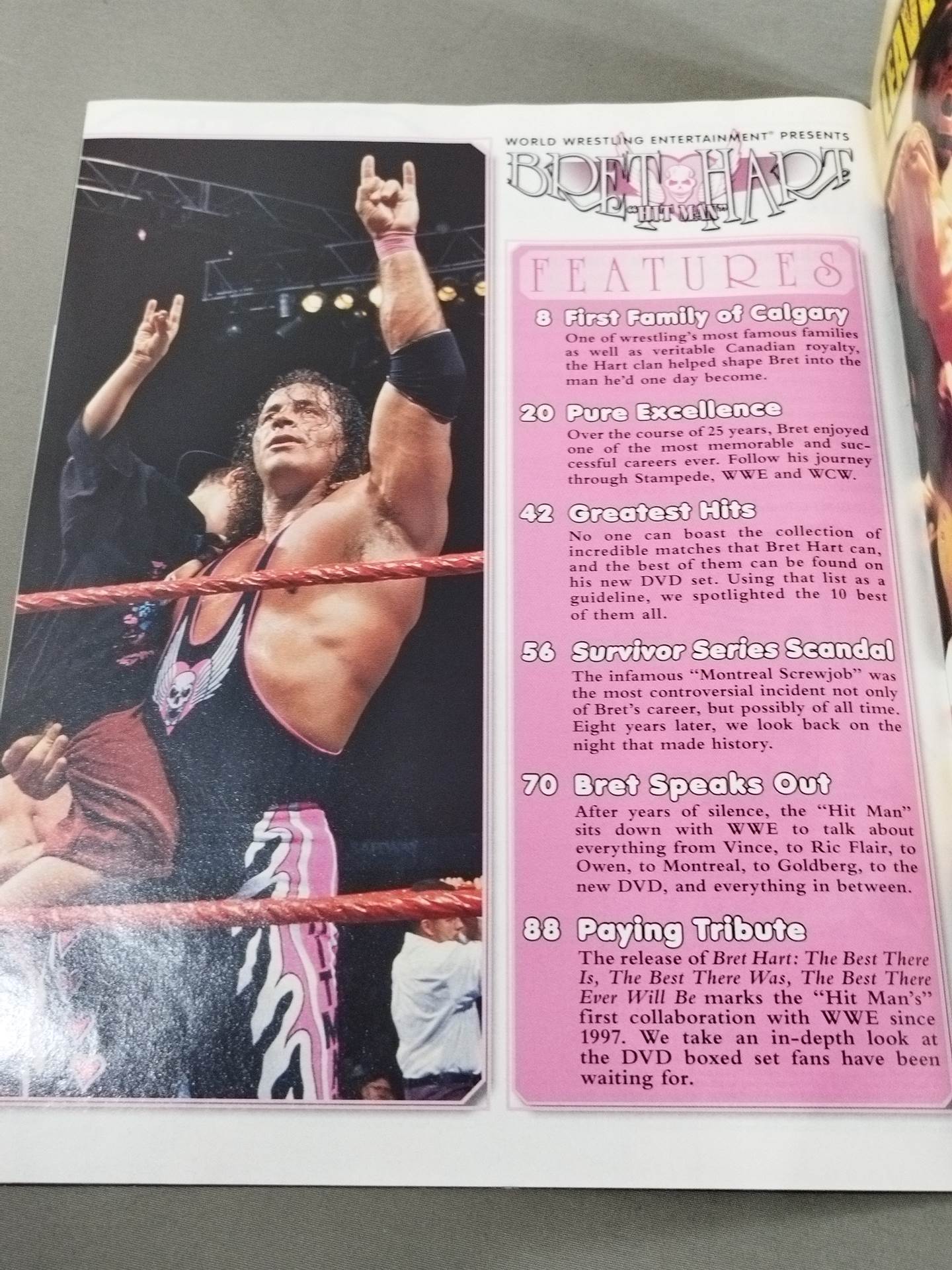 WWE PRESENTS BRET”HITMAN”HART