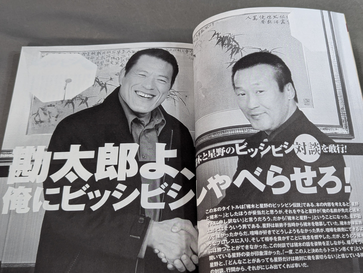 Inoki  and Hoshino's Legend of Bishibishi ~Kantaro Hoshino The Truth of ~