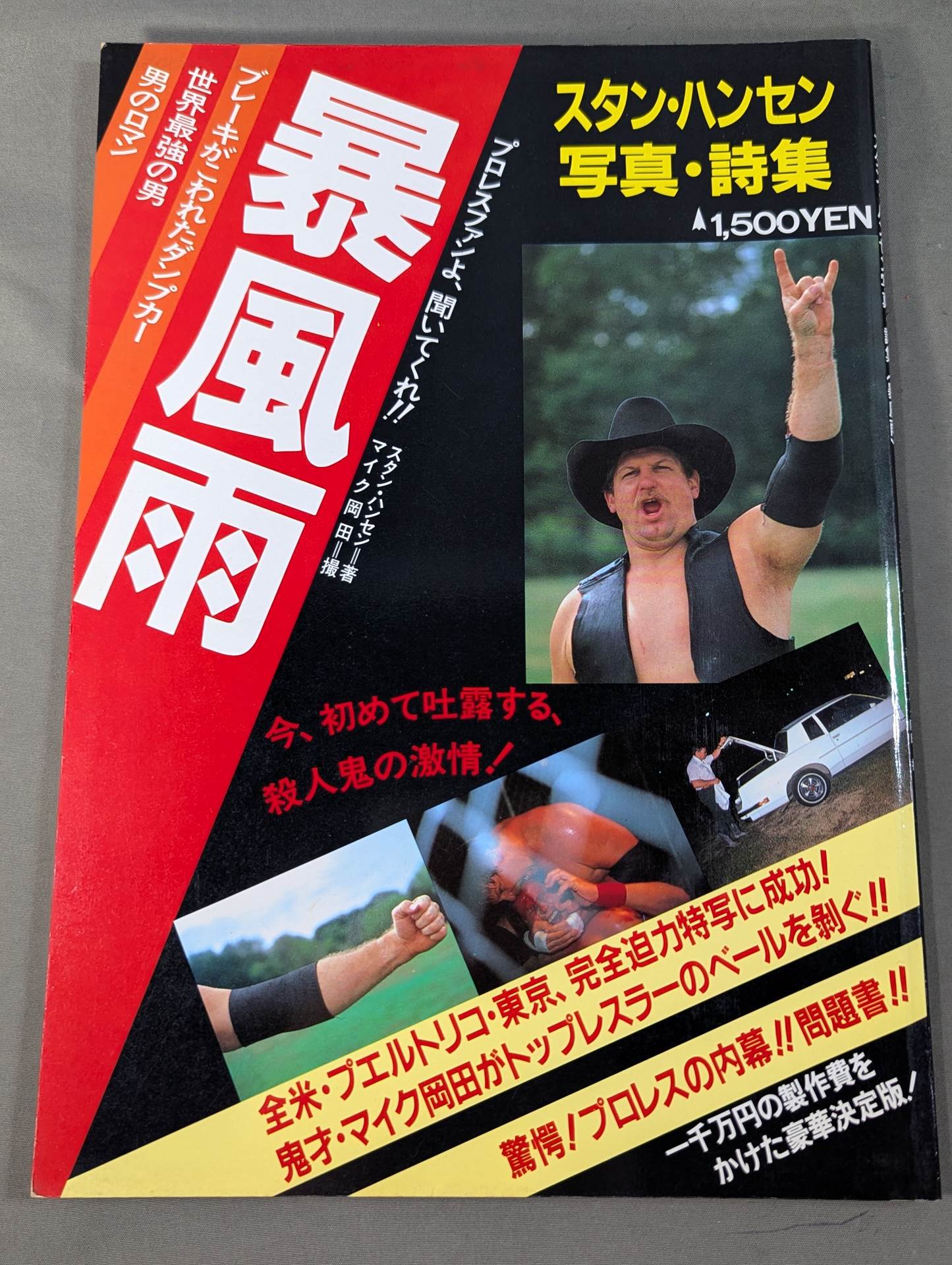 スタン・ハンセン 写真・詩集  暴風雨