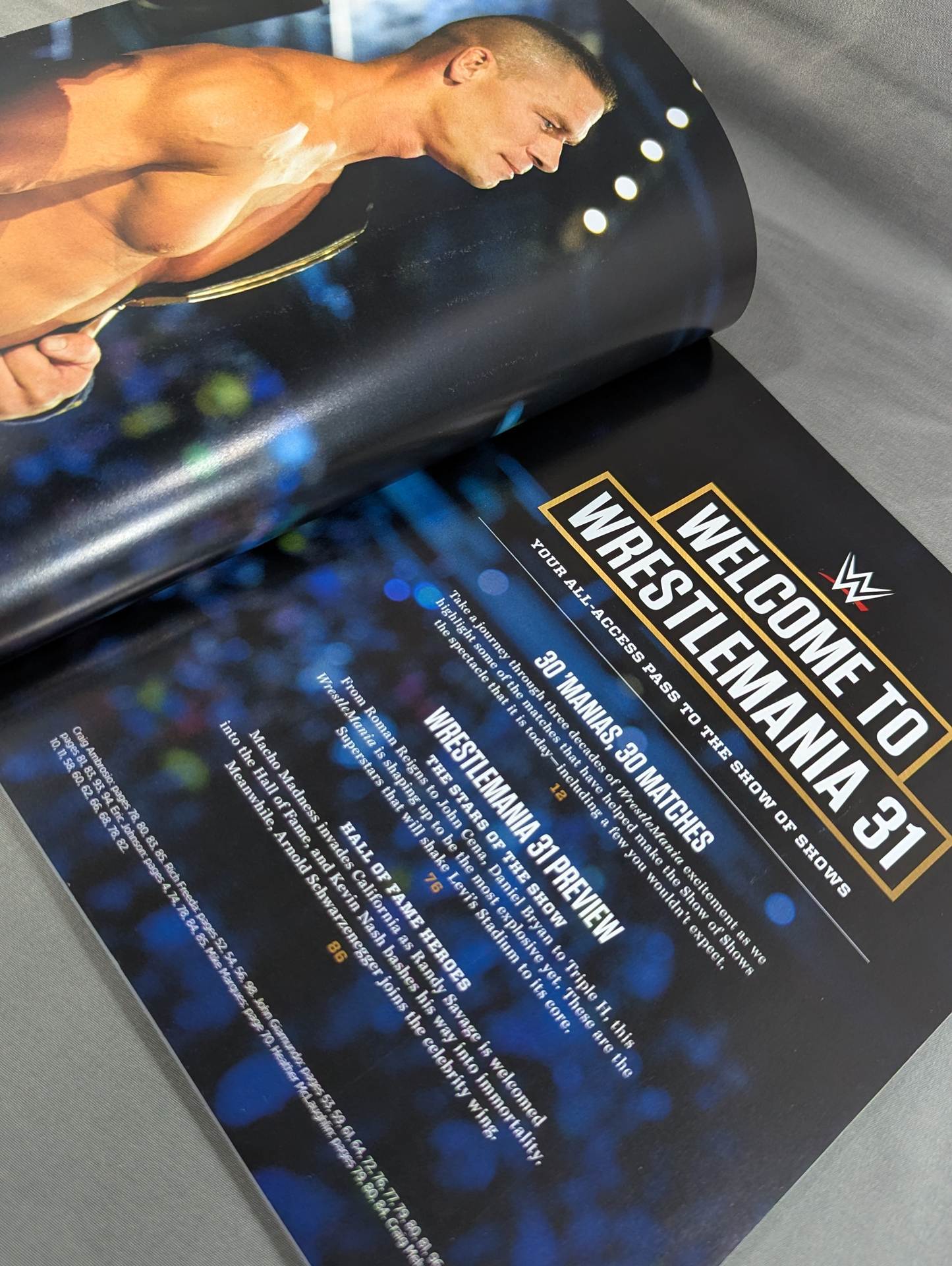 WRESTLE MANIA 31 COLLCTOR'S EDITION