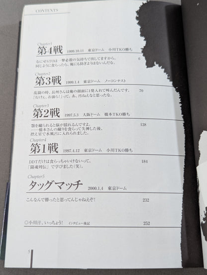 "Is it a foul? " vs. Shinya Hashimoto  Fighting Spirit Record