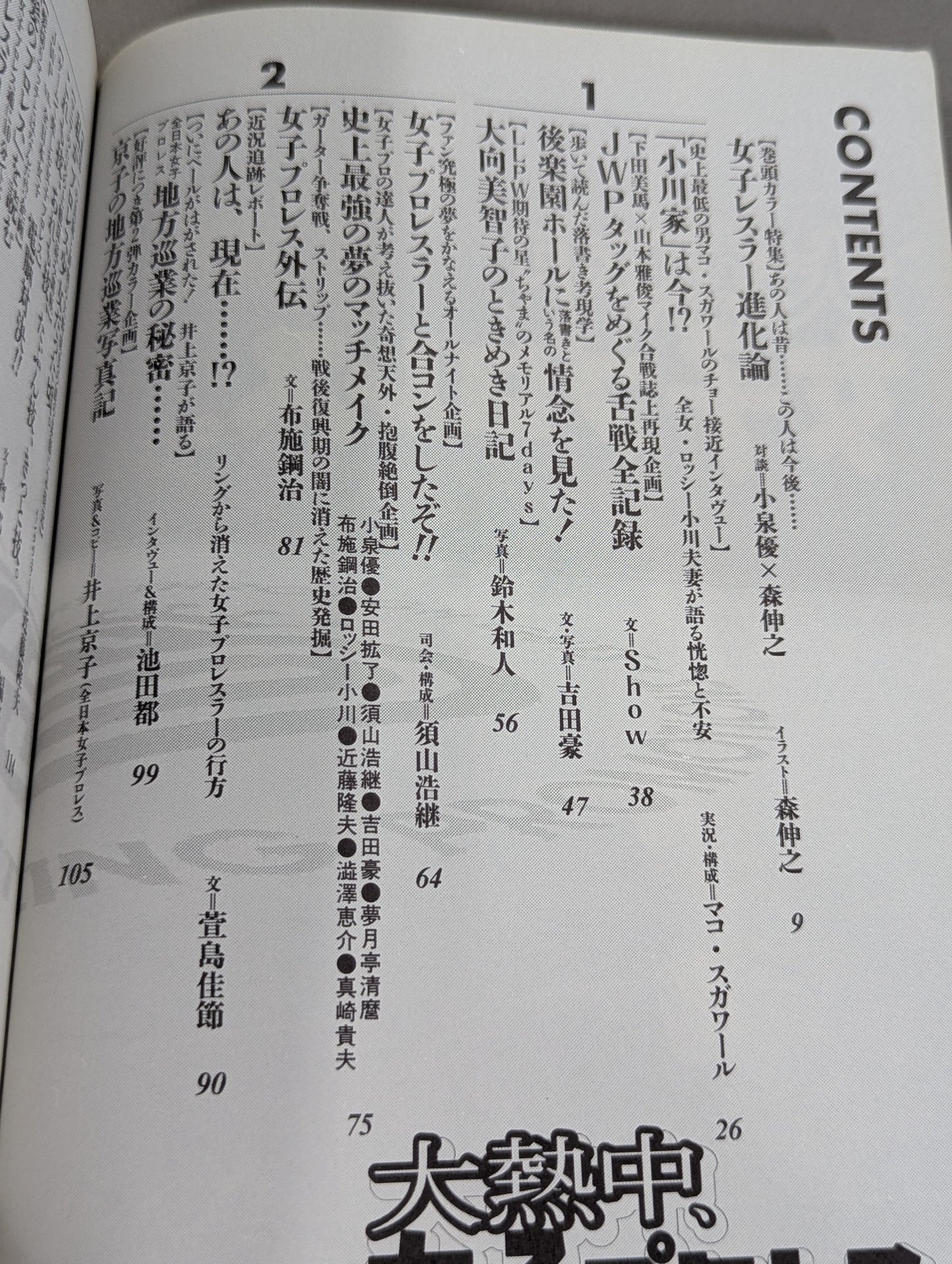 大熱中､女子プロレス。
