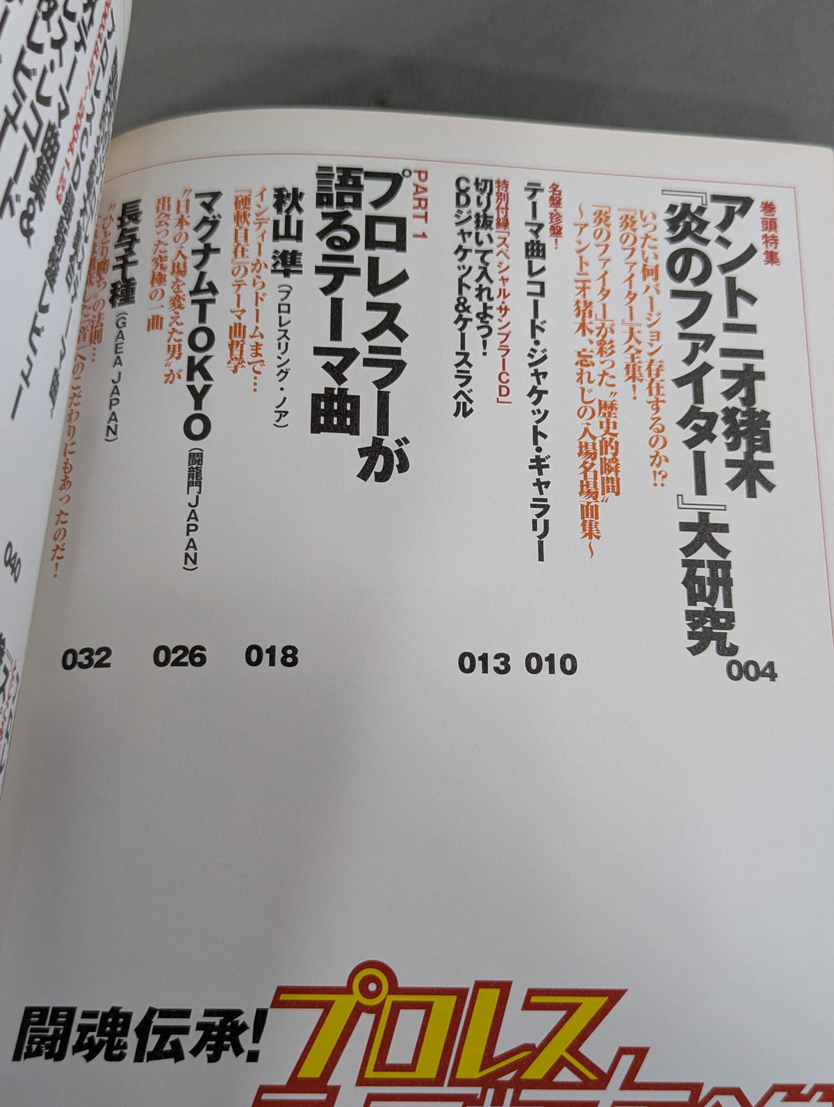 別冊宝島951 闘魂伝承!プロレステーマ曲大全集