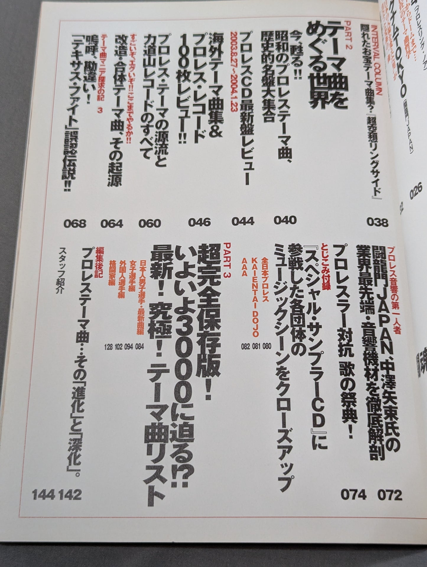 別冊宝島951 闘魂伝承!プロレステーマ曲大全集