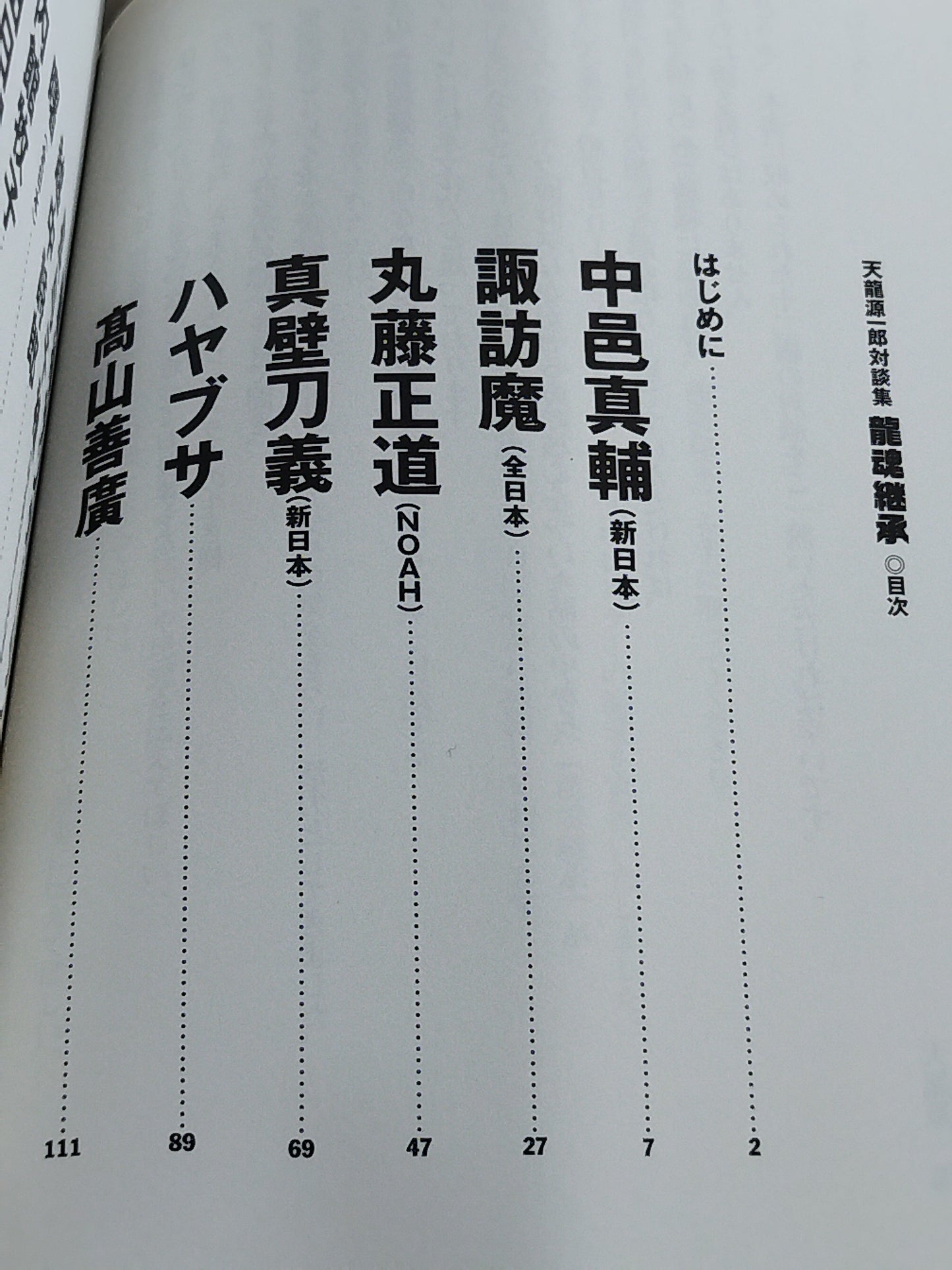 龍魂継承 天龍源一郎対談集