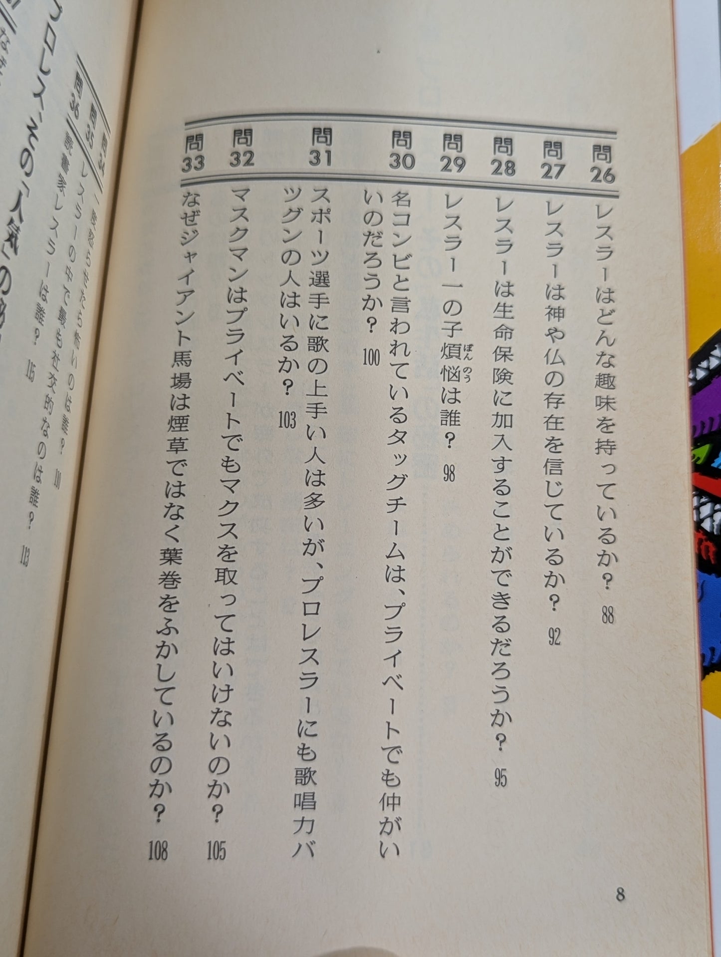 "Pro Wrestling" A secret that even you don't know