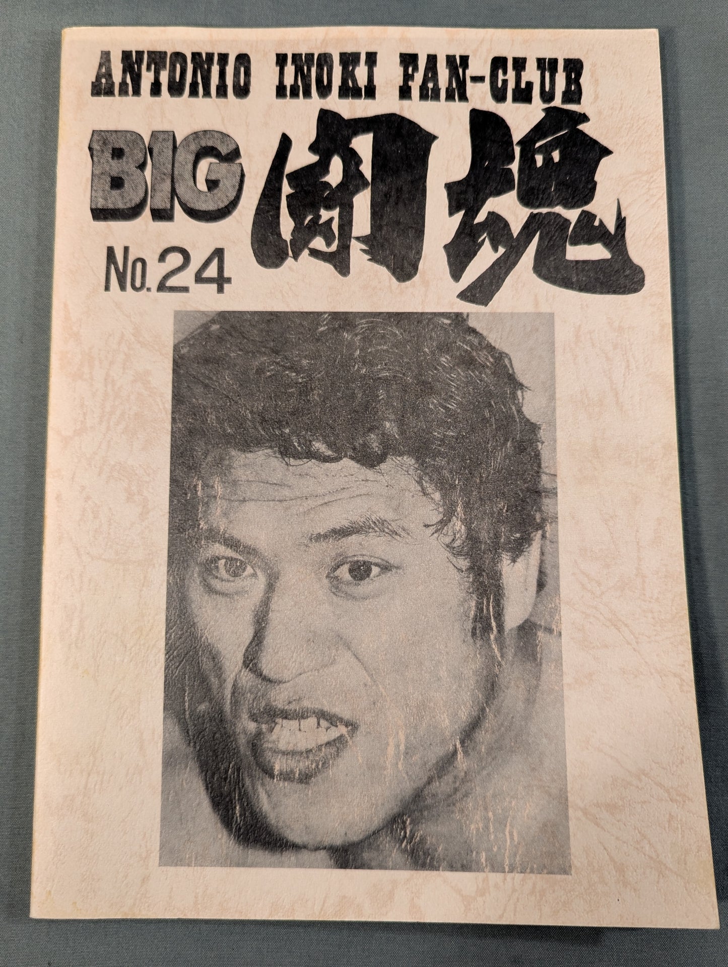 ★ Antonio Inoki  Fan Club Newsletter ★ BIG Fighting Spirit No.24