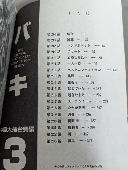 [Convenience Store Comic Edition, Complete 4 Volumes] Baki: China Grand Arena Edition