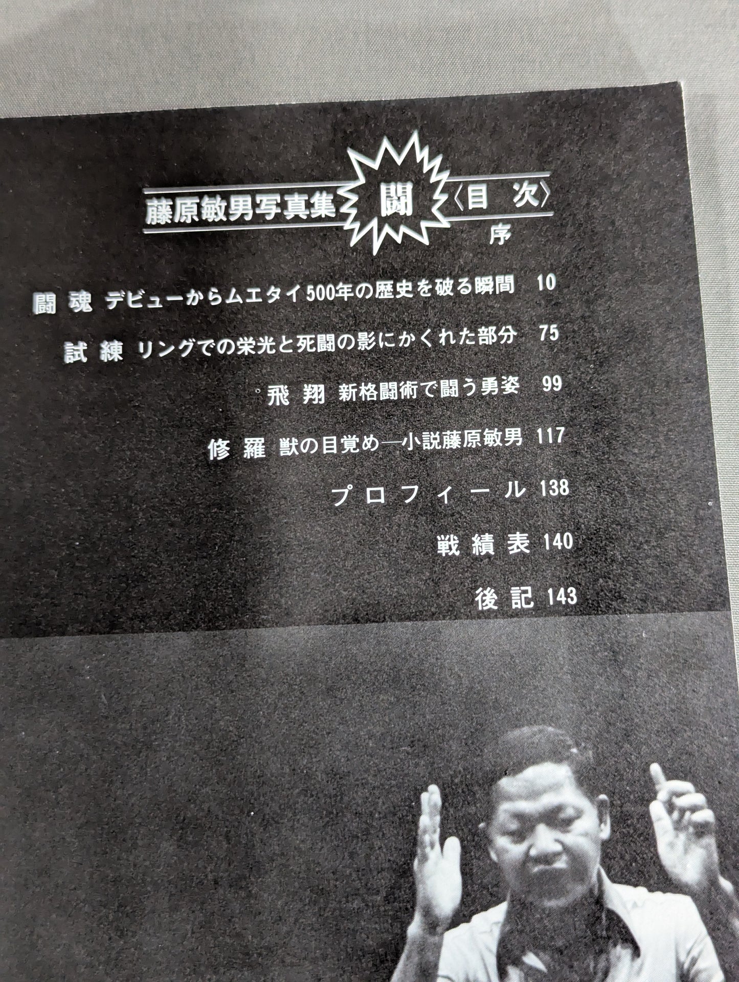 藤原敏男 写真集 闘(たたかい)
