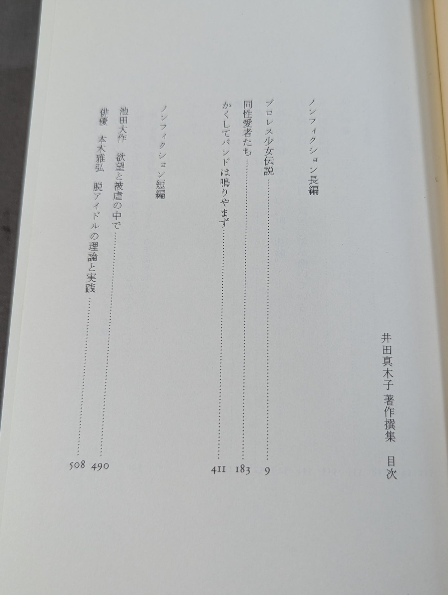Makiko Ida Selected Works