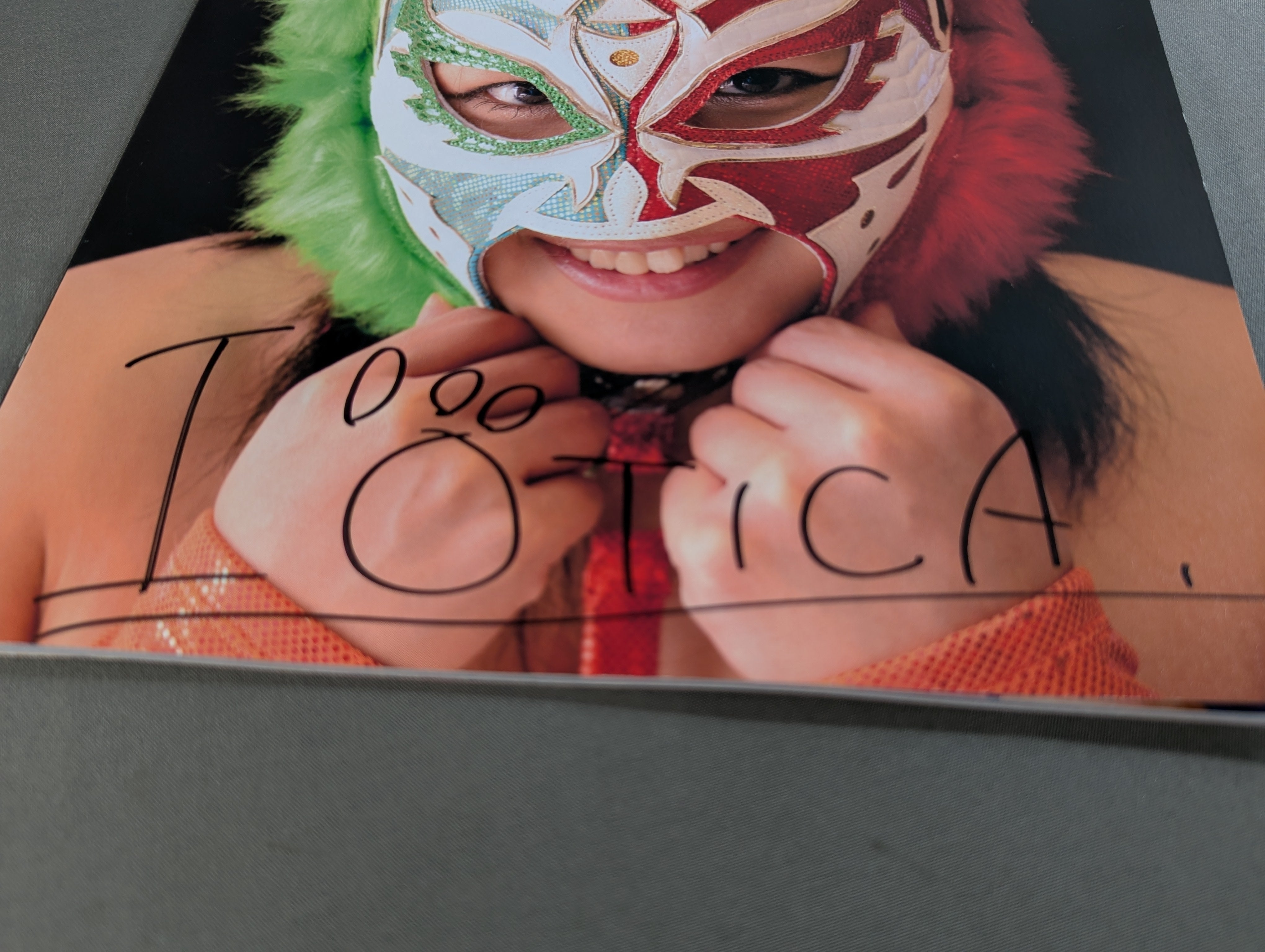 紫雷イオ＆IOTICA(イオティカ) 直筆サイン入り】FOTOLIBRE de Mascara