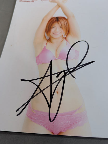 [Ayumi Kurihara  hand signed autograph 】FOTOLIBRE de Mascara Numero.12