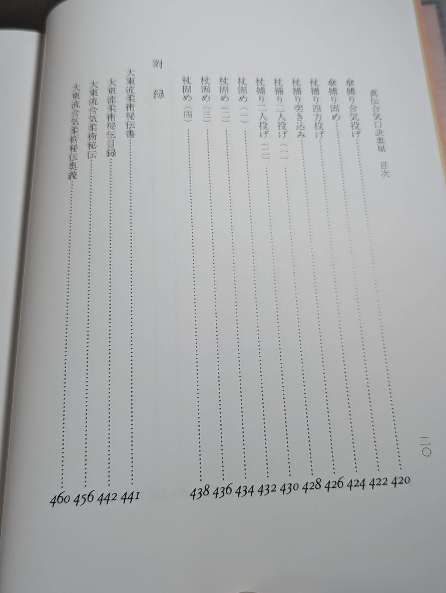 真伝合気口訣奥秘 – 闘道館