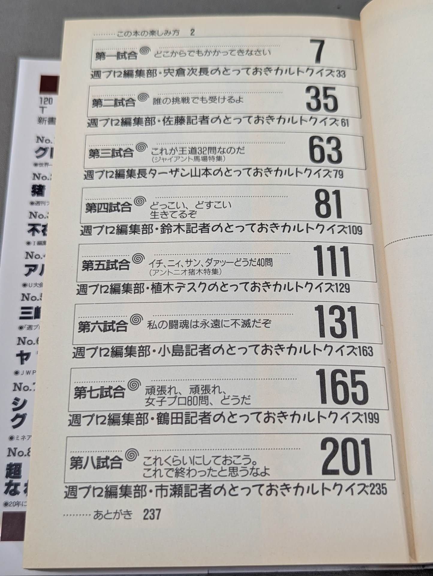 THEプロレス本 No.9 プロレスクイズ500問 – 闘道館
