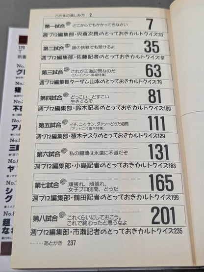 THEPro Wrestling Book No.9 Pro Wrestling Quiz 500 Questions