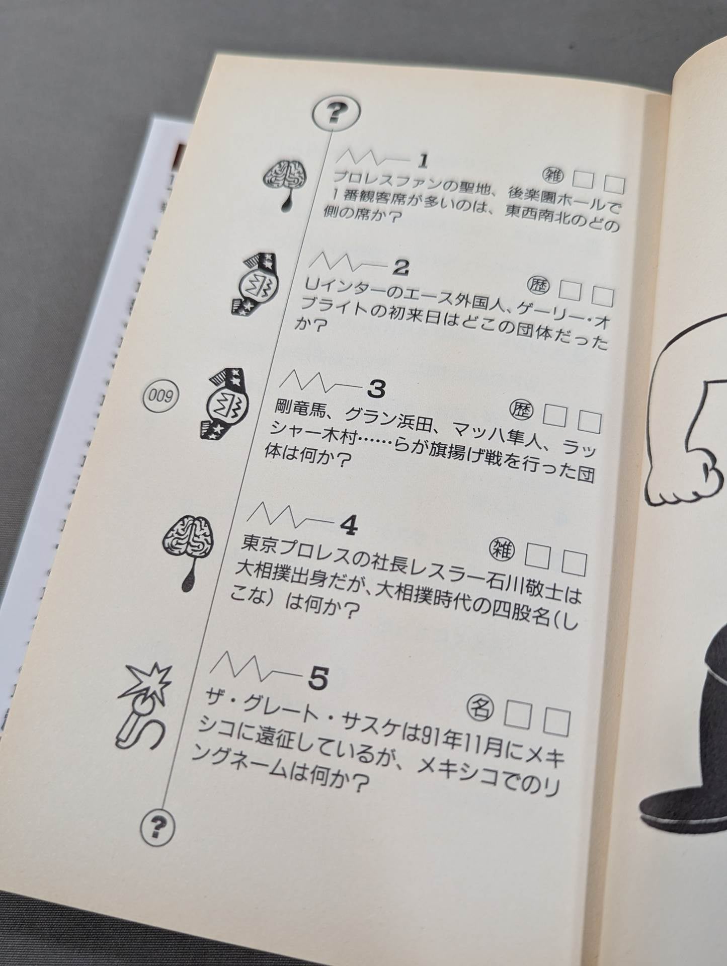 THEPro Wrestling Book No.9 Pro Wrestling Quiz 500 Questions