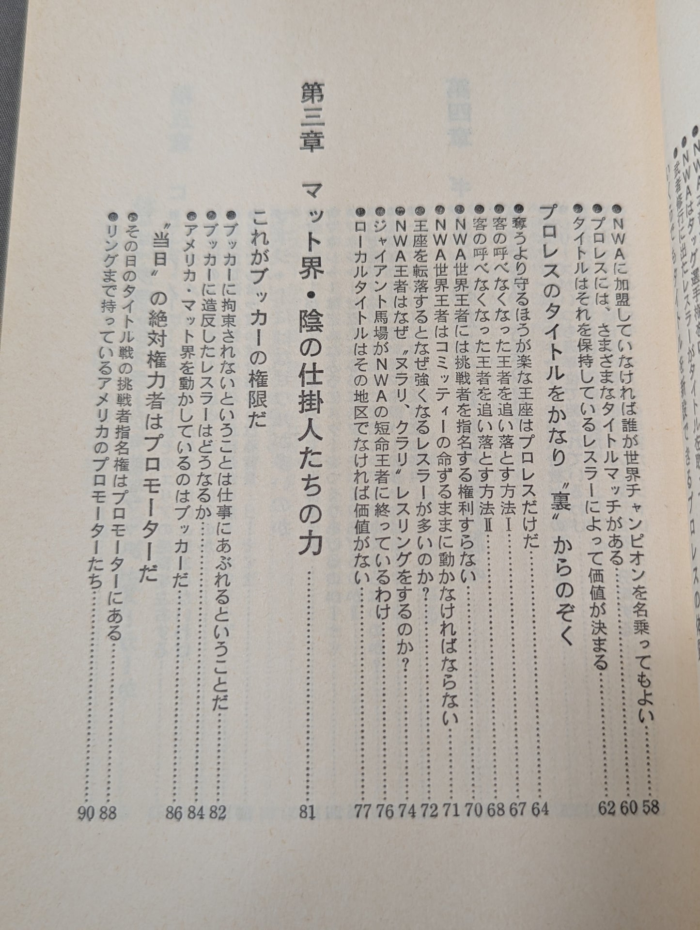 誰も書かなかったプロレスの内側(インサイド・レポート)