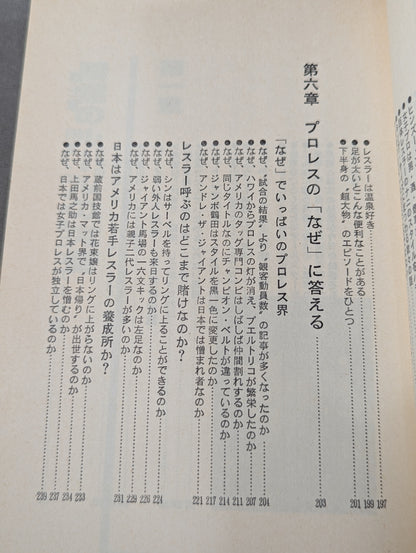 誰も書かなかったプロレスの内側(インサイド・レポート)