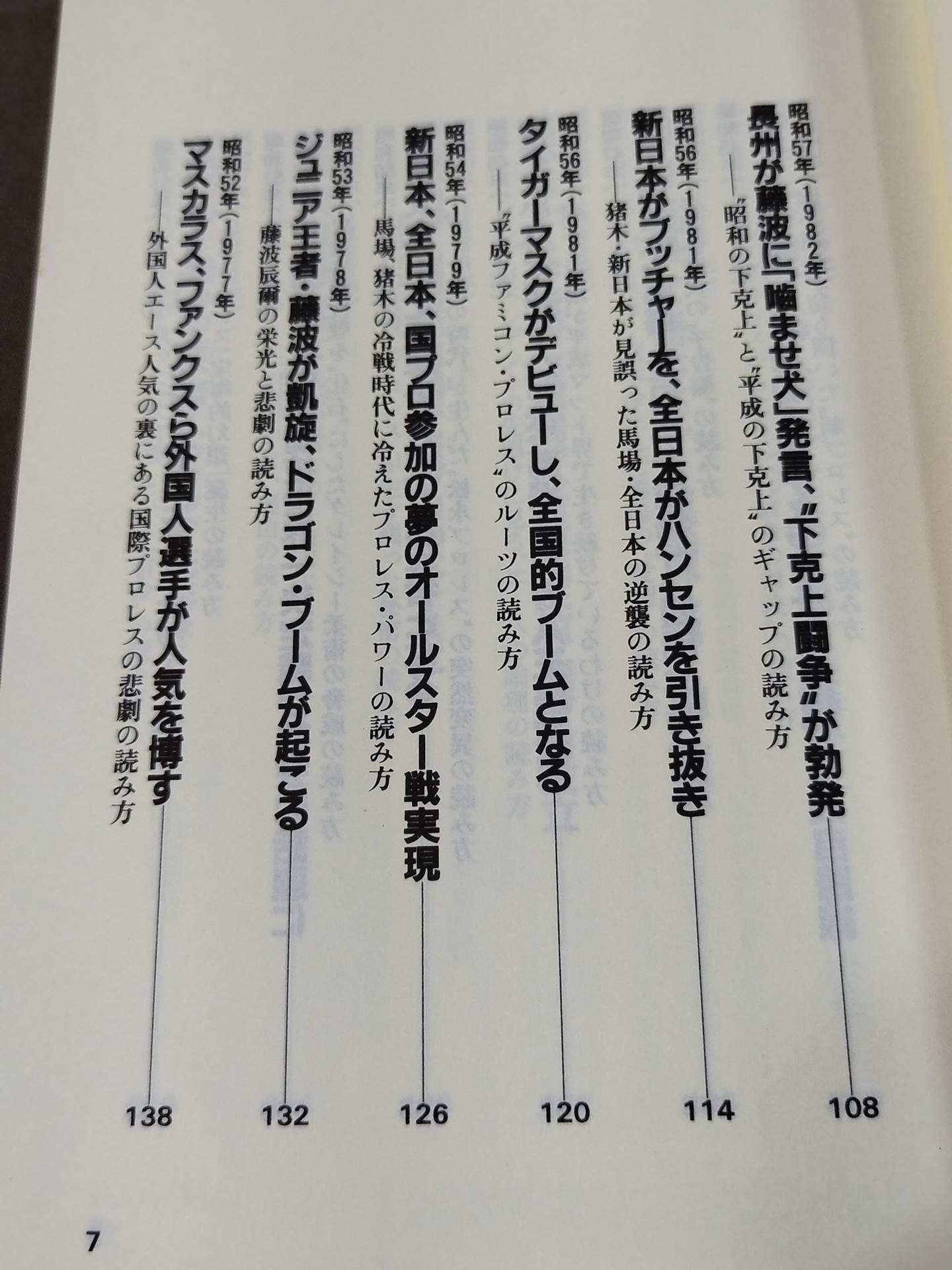 ポケットブック86 プロレス激動40年史の読み方