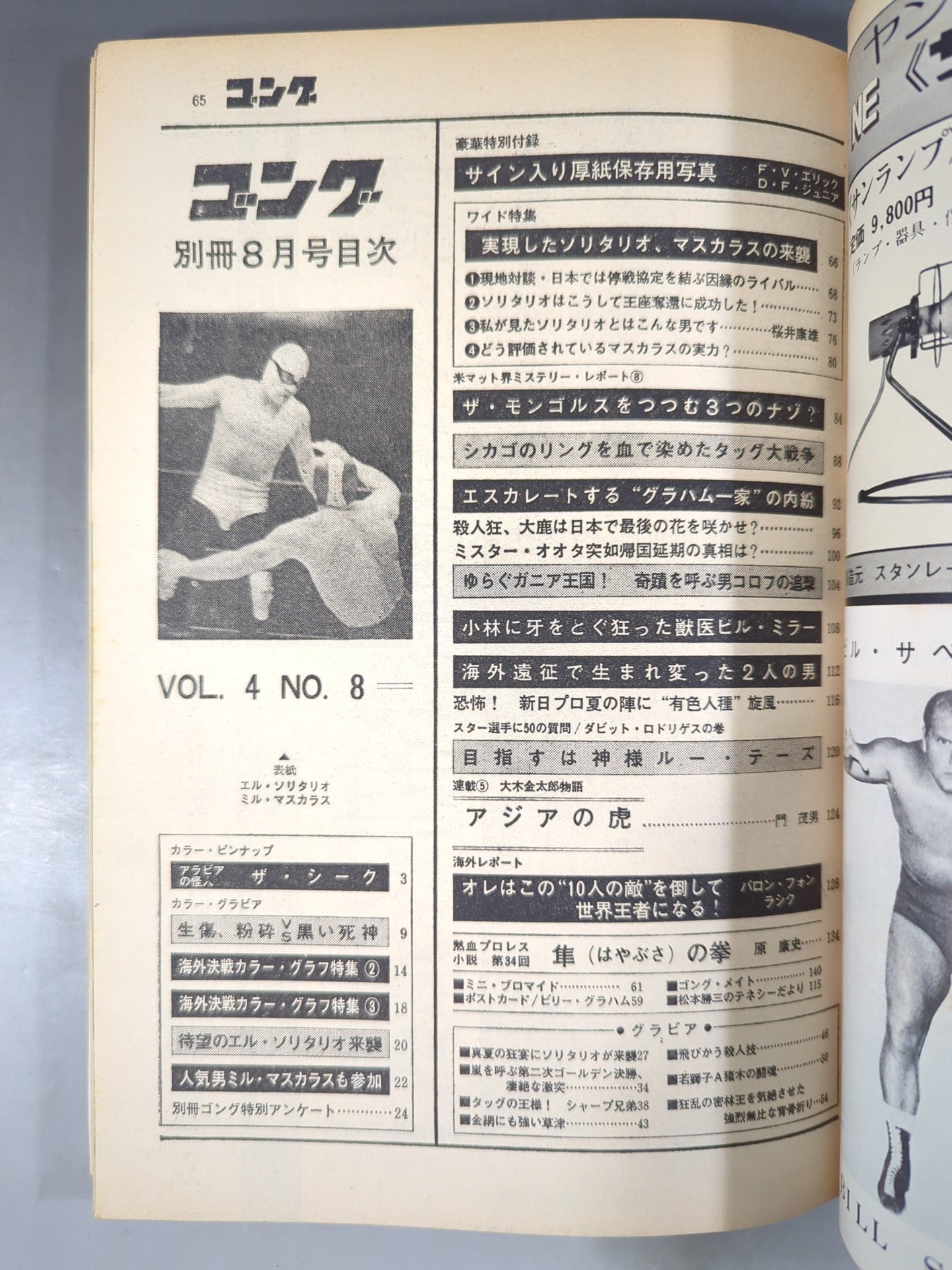 別冊ゴングVol.4 No.8
