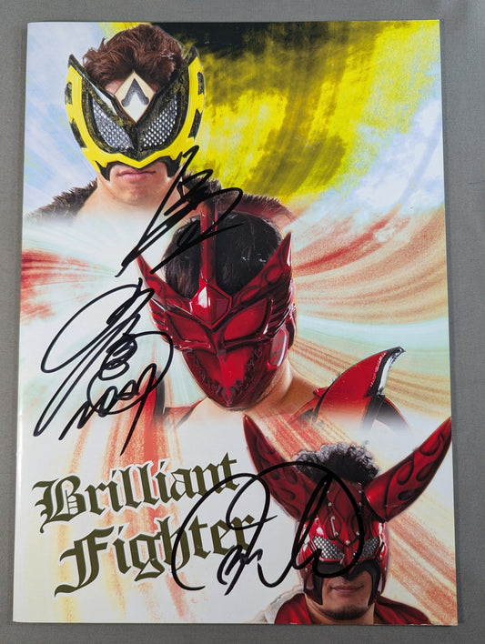 【3選手 直筆サイン入り】Brilliant Fighter