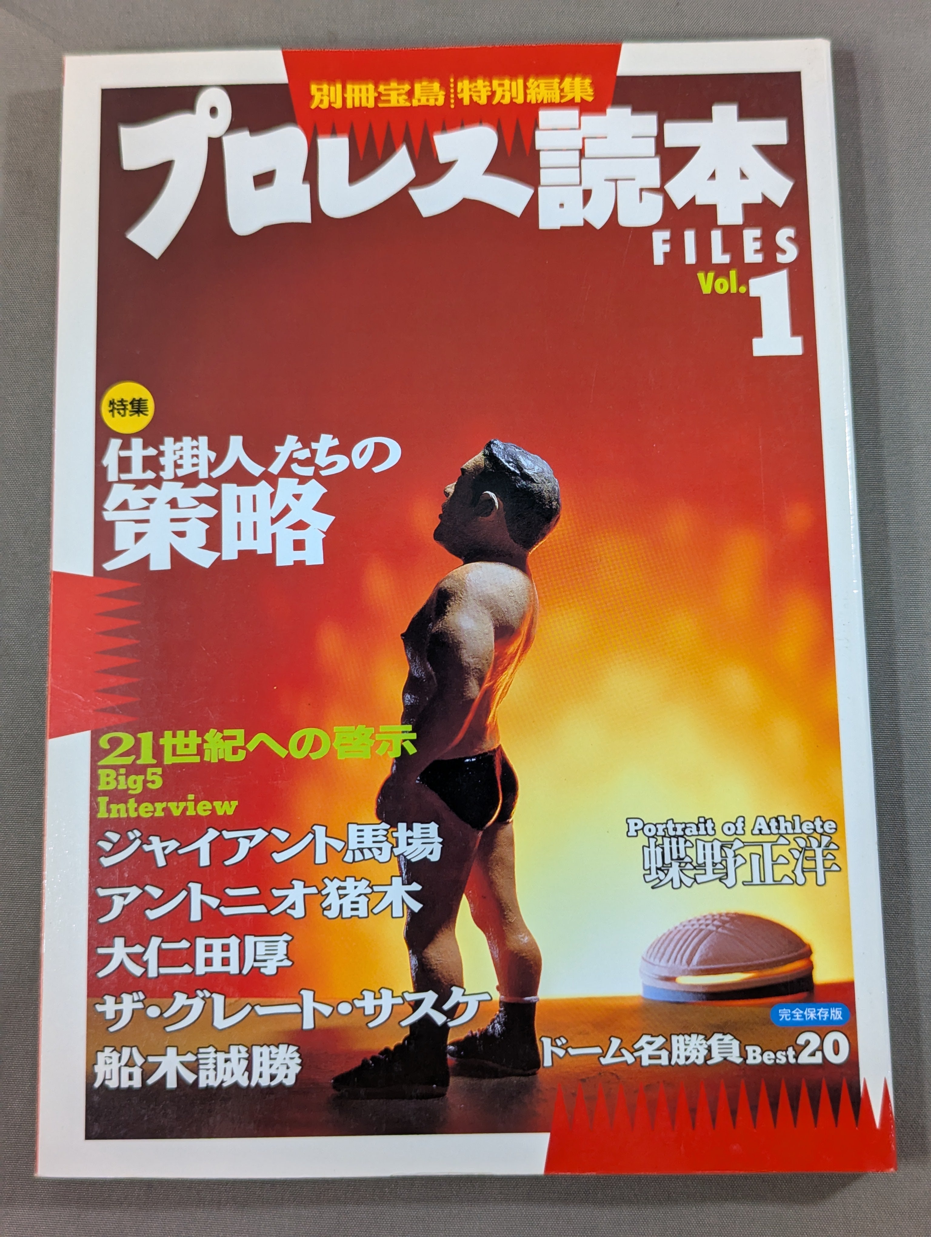 別冊宝島 特別編集 プロレス読本Files Vol.1 – 闘道館