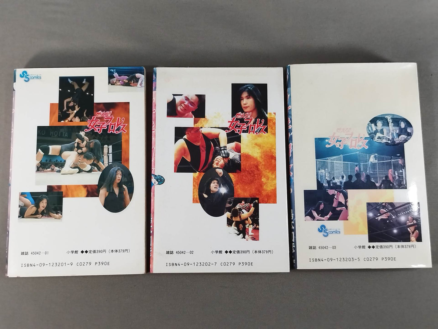 [All 3 volumes set] Burning! !! Women's Pro Wrestling