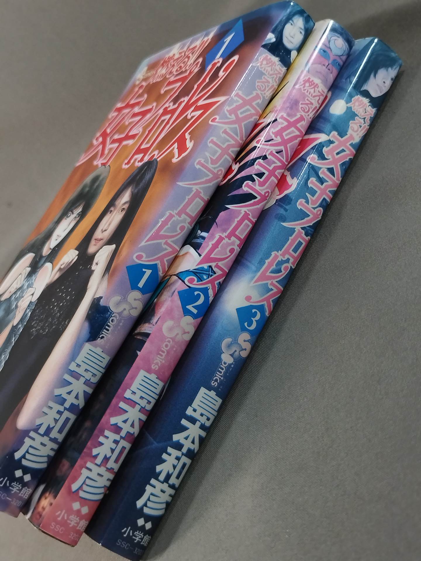 [All 3 volumes set] Burning! !! Women's Pro Wrestling