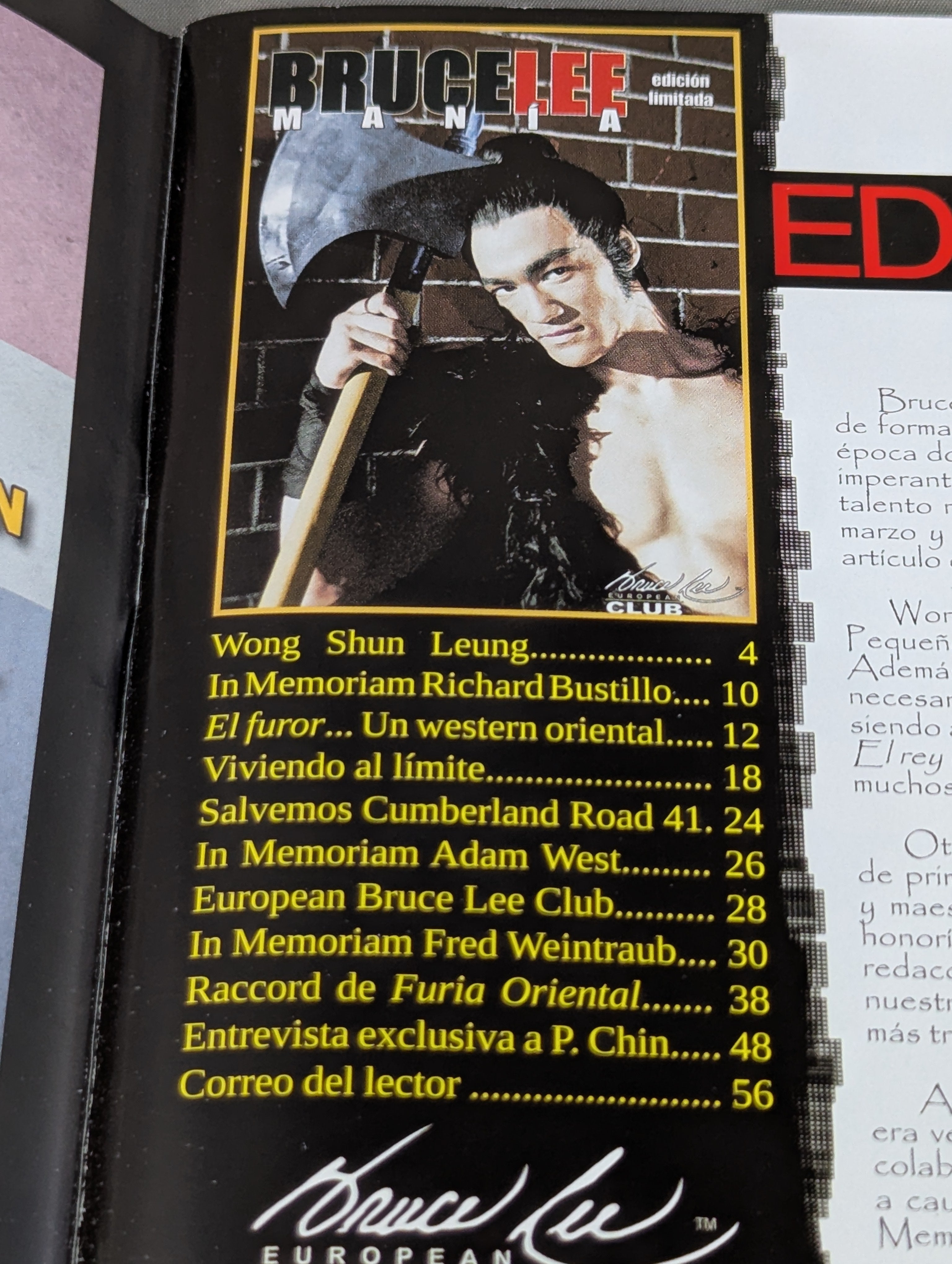 BRUCE LEE MANIA No.18 – 闘道館