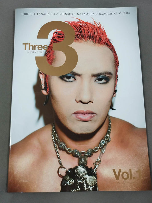 Three MAGAZINE Vol.1 (Kazuchika Okada  cover ver.)
