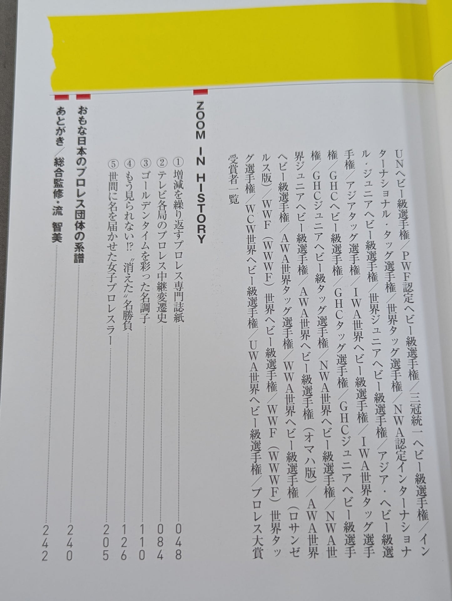 Pro Wrestling  Knowledge Certification Exam Pro Wrestling King Official Textbook